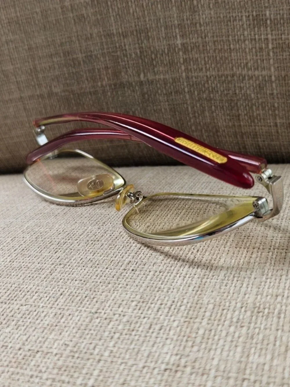 Vintage Kieselstein Cord Eyeglasses Frame Titanium Savanah Eyewear Glasses Japan